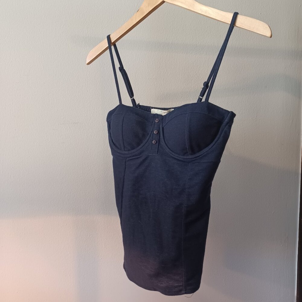 Faux Denim top